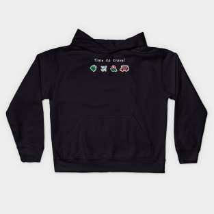 Time to Travel Kids Hoodie